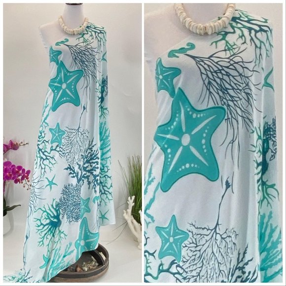 SARONG Pareo Lavalava Beach Skirt Summer Scarf - Picture 2 of 4